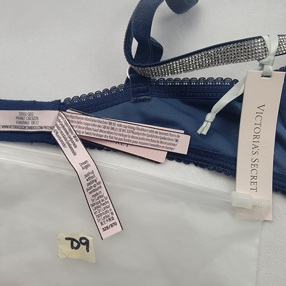 NWT Victoria's Secret Dream Angel's wicked push-up without padding velvet bra - Picture 9 of 9
